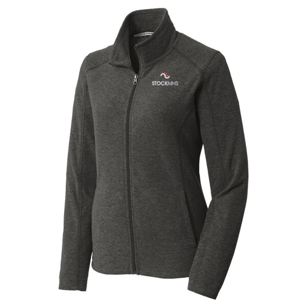 Stock MHS - Ladies Heather Microfleece Full Zip Jacket Thumbnail
