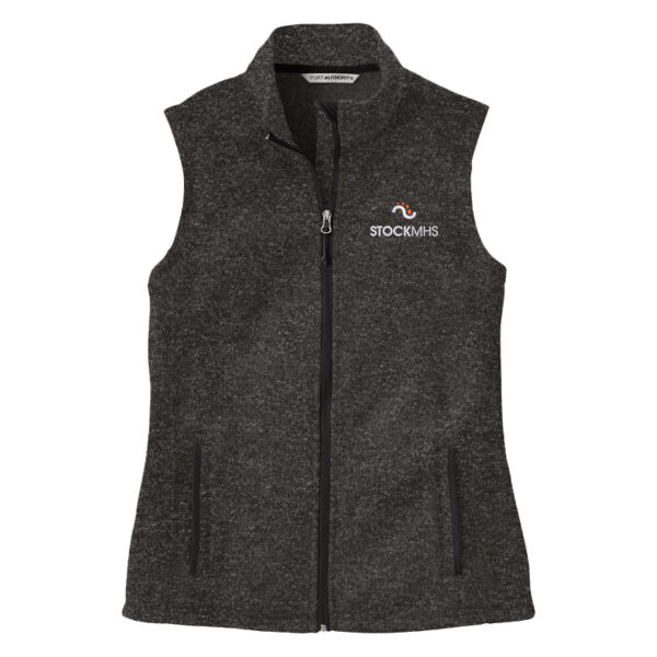 Stock MHS - Ladies Sweater Fleece Vest Thumbnail