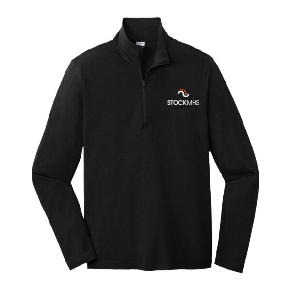 Stock MHS - PosiCharge ® Tri Blend Wicking 1/4 Zip Pullover Thumbnail