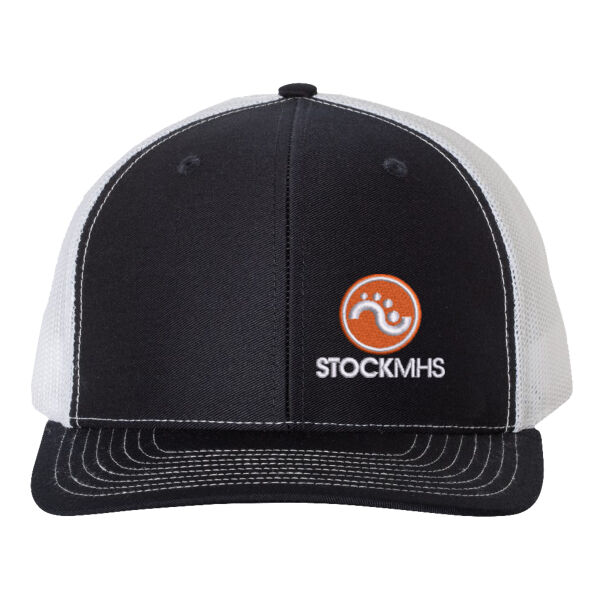 Stock MHS Icon with Text Left - Snapback Trucker Cap Thumbnail