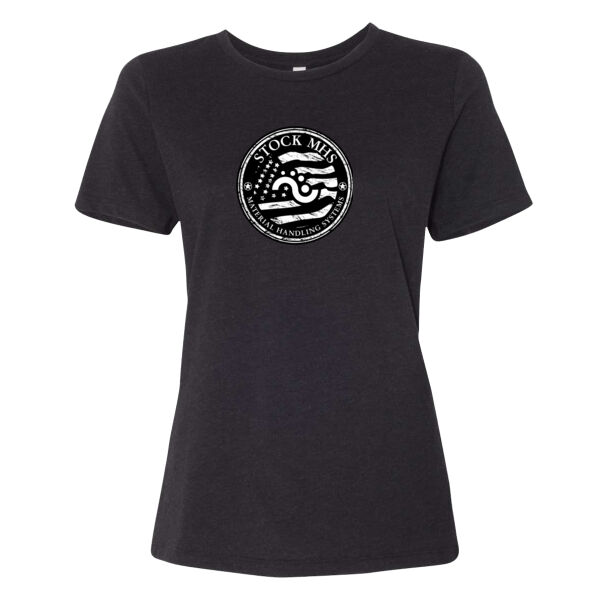 Stock MHS Flag Design - Women’s Relaxed Fit Heather CVC Tee Thumbnail