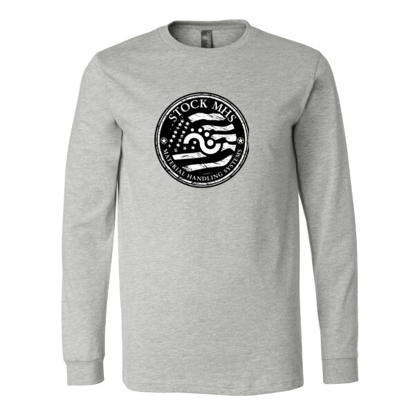Stock MHS Flag Design - Unisex Heather CVC Long Sleeve Tee Thumbnail