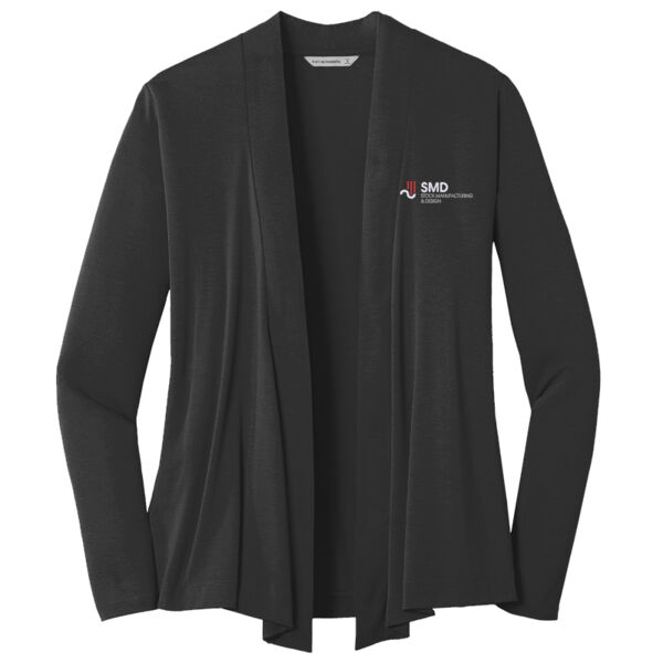 Embroidered Stock Manufacturing & Design - Ladies Concept Open Cardigan Thumbnail