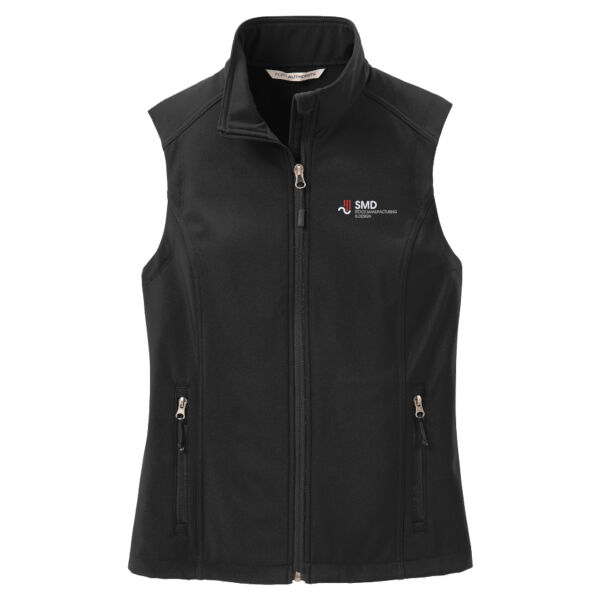 Embroidered Stock Manufacturing & Design - Ladies Core Soft Shell Vest Thumbnail