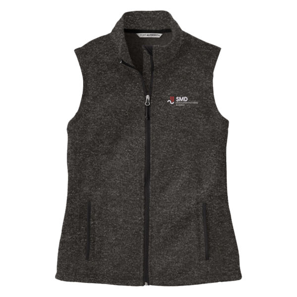Embroidered Stock Manufacturing & Design - Ladies Sweater Fleece Vest Thumbnail