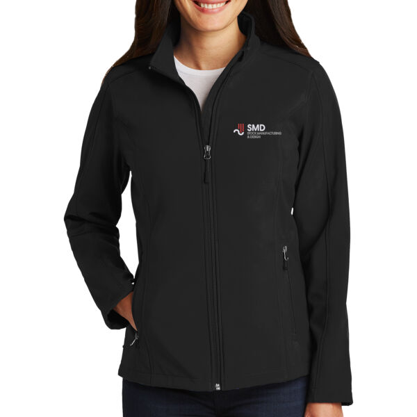 Embroidered Stock Manufacturing & Design - Ladies Core Soft Shell Jacket Thumbnail