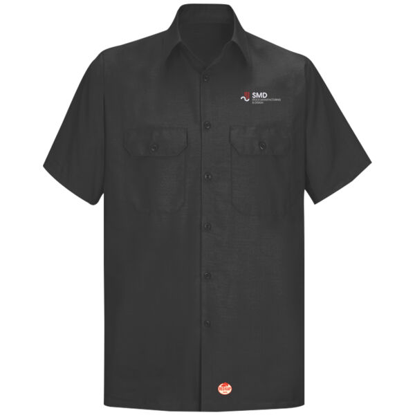 Embroidered Stock Manufacturing & Design - Short Sleeve Solid Ripstop Shirt Thumbnail