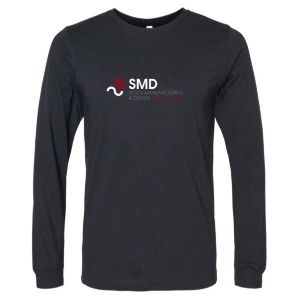 Printed Stock Manufacturing & Design - Unisex Heather CVC Long Sleeve Tee Thumbnail