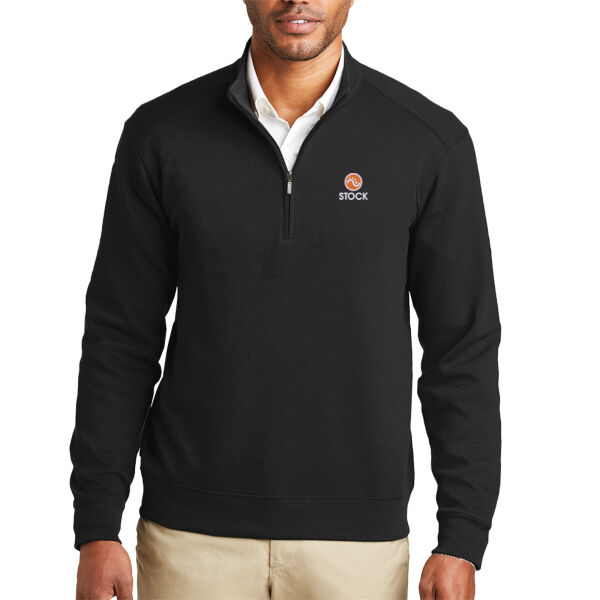 Stock Embroidered - Interlock 1/4 Zip Thumbnail
