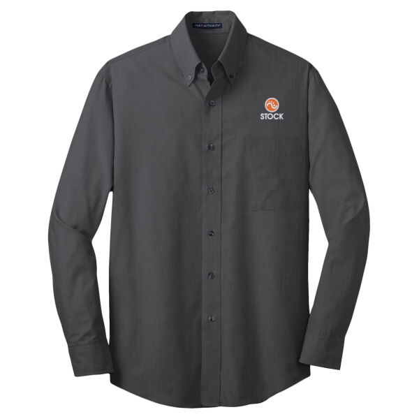 Stock Embroidered - Crosshatch Easy Care Shirt Thumbnail