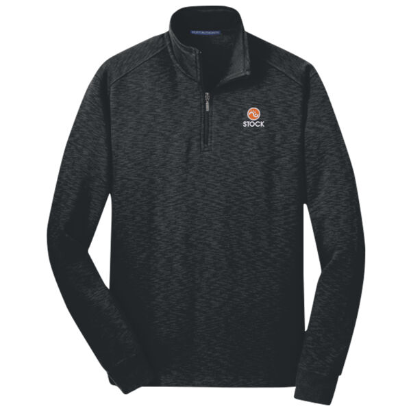 Stock Embroidered - Slub Fleece 1/4 Zip Pullover Thumbnail