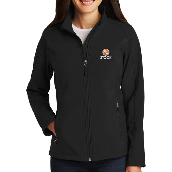 Stock Embroidered - Ladies Core Soft Shell Jacket Thumbnail