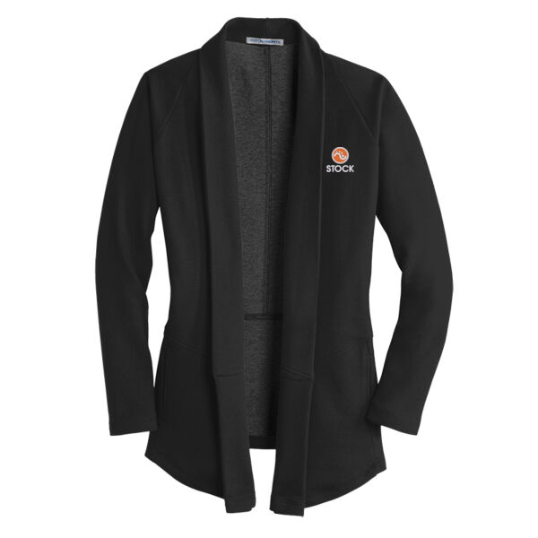 Stock Embroidered - Ladies Interlock Cardigan Thumbnail