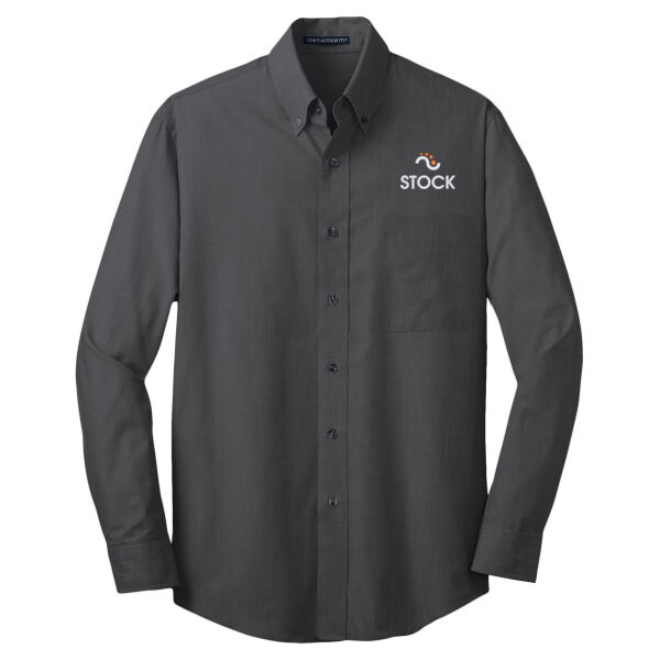 Stock Embroidered - Crosshatch Easy Care Shirt Thumbnail