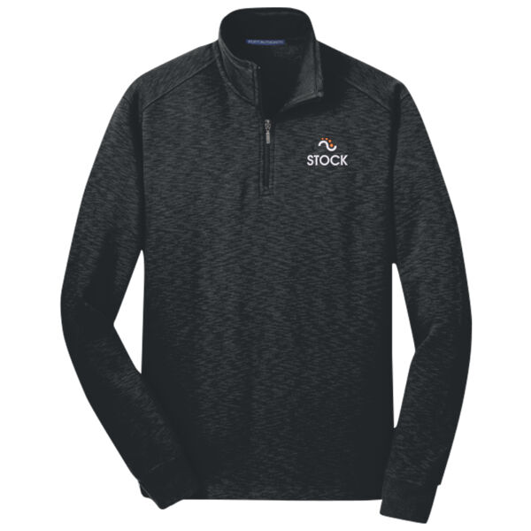 Stock Embroidered - Slub Fleece 1/4 Zip Pullover Thumbnail