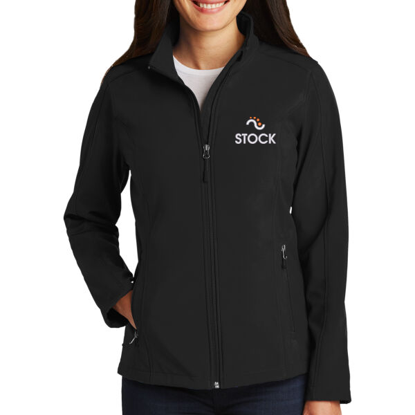 Stock Embroidered - Ladies Core Soft Shell Jacket Thumbnail