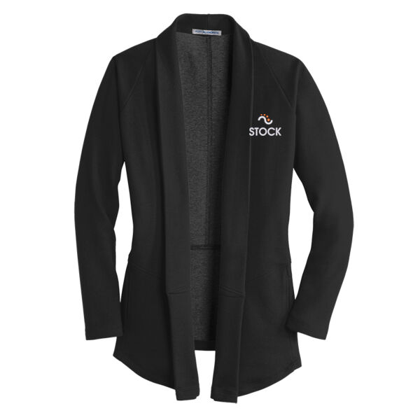 Stock Embroidered - Ladies Interlock Cardigan Thumbnail