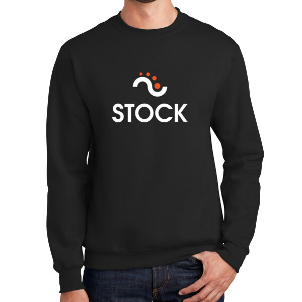 Stock Printed - Essential Fleece Crewneck Sweatshirt Thumbnail