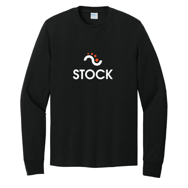Stock Printed - Long Sleeve Core Cotton Tee Thumbnail