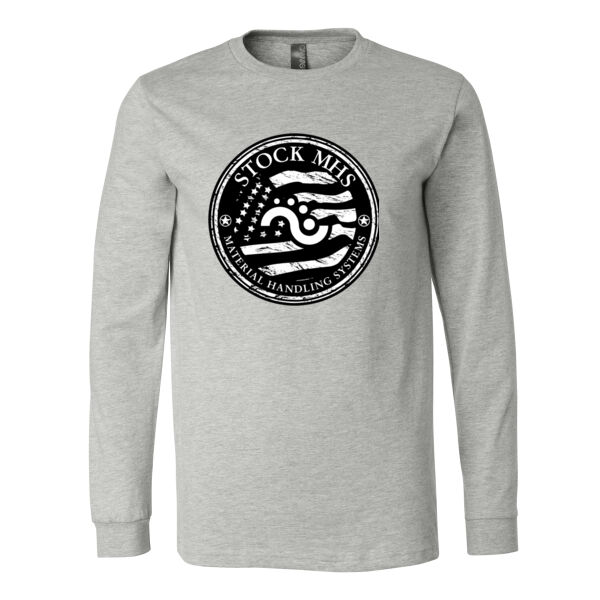 Stock Flag Design Printed - Unisex Heather CVC Long Sleeve Tee Thumbnail